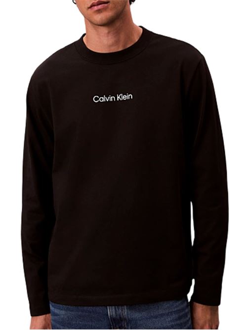 T-shirt cotone manica lunga Calvin Klein | LV04LD232GUB1